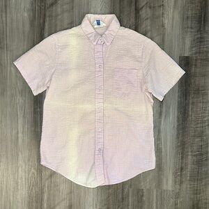 Sears Vintage Seersucker Short Sleeve Button Down - Medium (7)